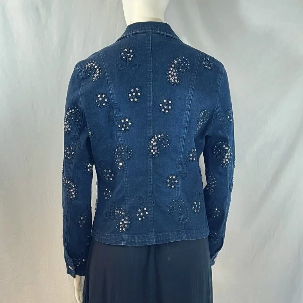Embellished Denim Jacket | Flashback - Picture 4 of 8